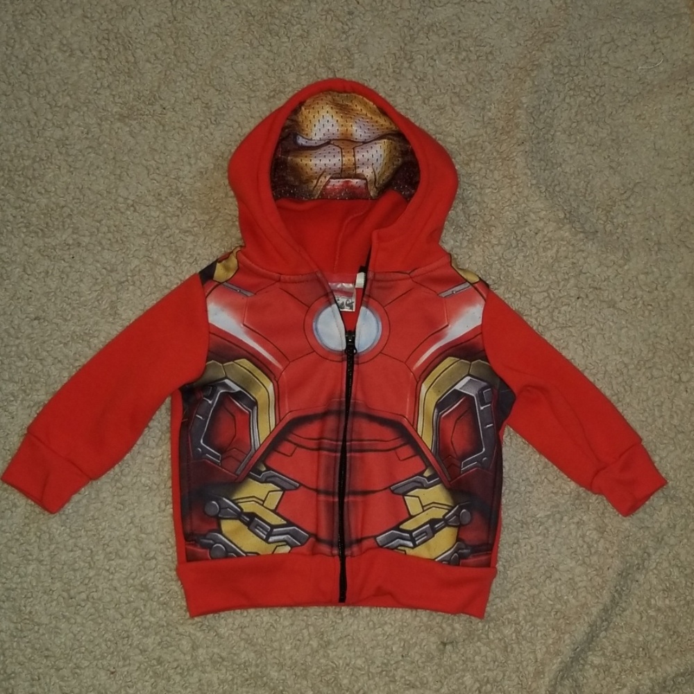 Avengers Zip Up Boys Sweater